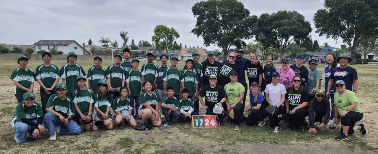 6th Grade Mountaineers Take on Teachers in Softball.