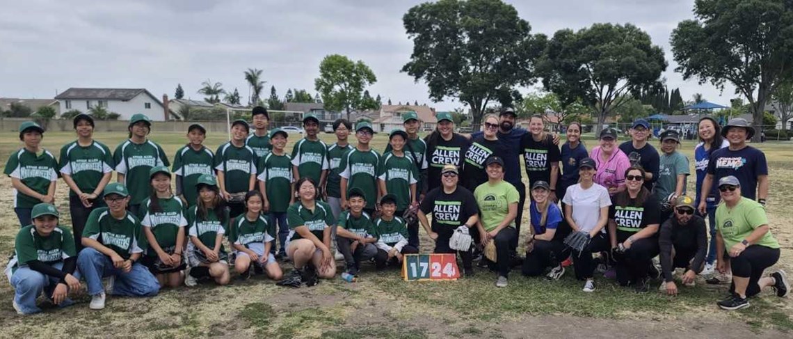6th Grade Mountaineers Take on Teachers in Softball.
